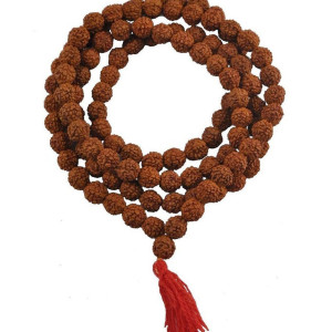5 Mukhi Rudraksha Beads Mala