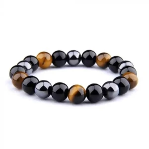 Triple Protection Beads Bracelet